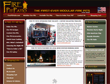 Tablet Screenshot of firepitpatio.com